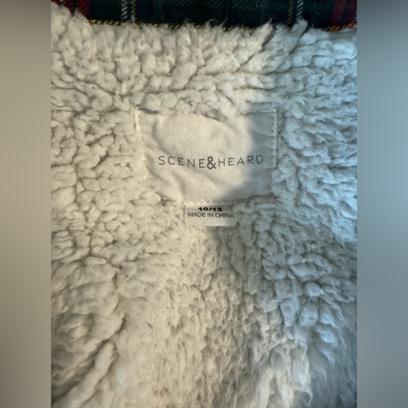 Scene and Heard boys plaid sherpa lined jacket! - Picture 3 of 3